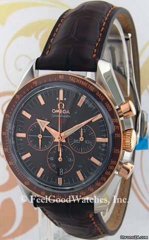 Omega 321.93 Speedmaster Broad Arrow Chronograph, Steel & Red Go