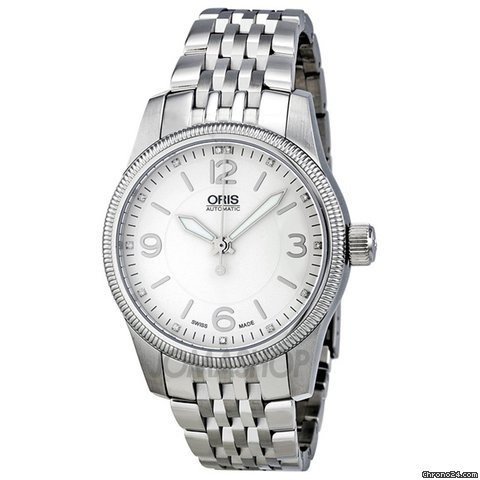 Oris Big Crown Swiss Hunter Team Steel Mens Watch 733-7649-4091 Set MB