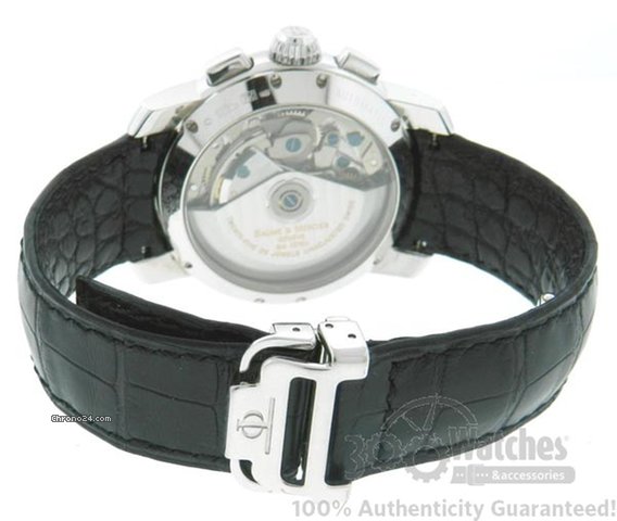 replica Baume & Mercier Rare Men's  &  1986 18K White Gold Automatic Chronograph Watch WATCHES 1 