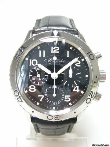 Breguet Type XX Aeronavale chronographe first generation of saphire glass/premiEre generation de verre saphir