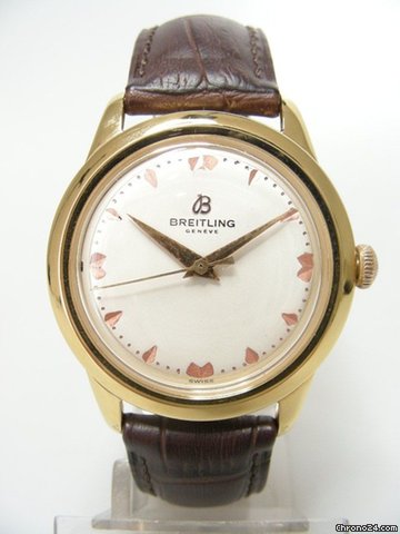 Breitling Classique vintage gold plated/or plaque cadran silver dial