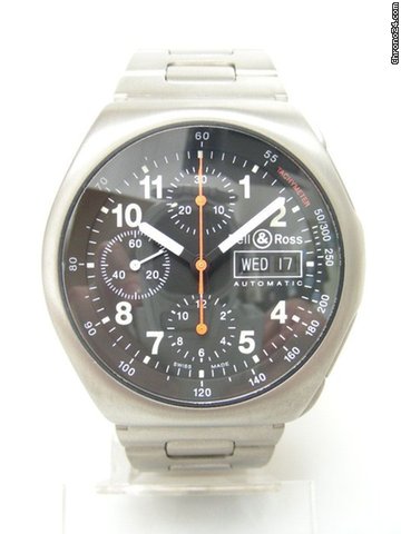 Bell & Ross Space 3 chronographe full titanium/complet titane