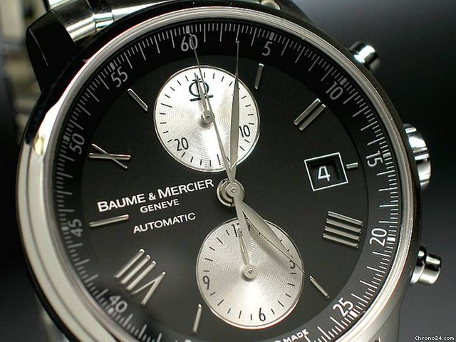 replica Baume & Mercier "CLASSIMA XL CHRONOGRAPH" AUTOMATIK Edelstahl WATCHES 1 