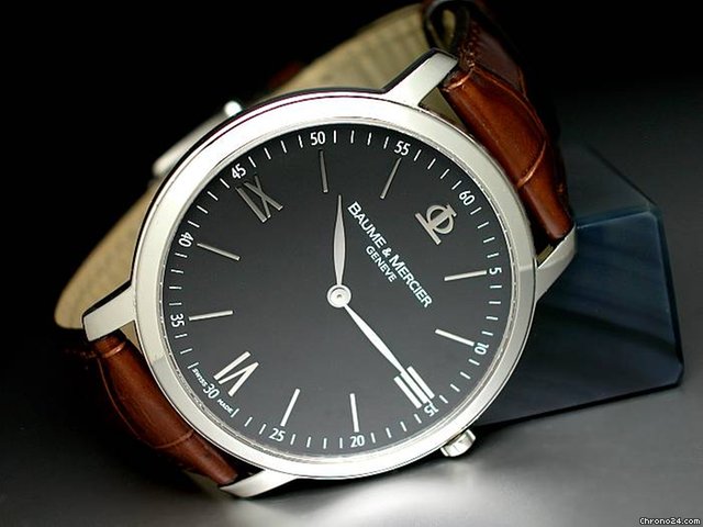 Baume & Mercier "CLASSIMA 39 ULTRAFLAT" QUARTZ Edelstahl