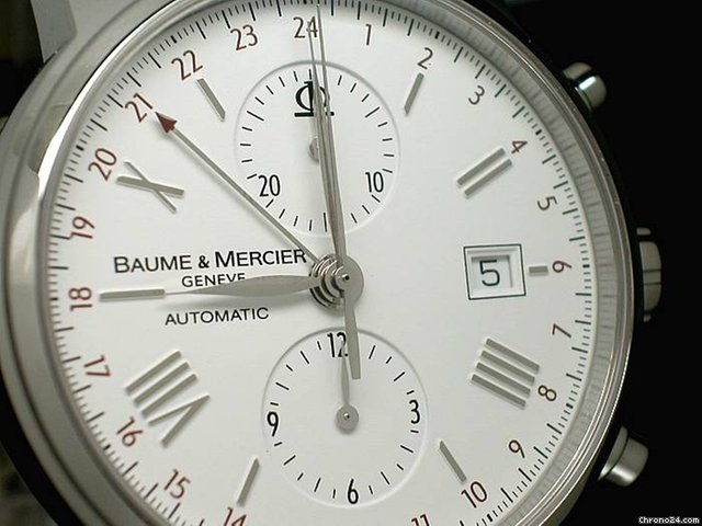 replica Baume & Mercier "CLASSIMA XL CHRONOGRAPH" AUTOMATIK Edelstahl WATCHES 1 
