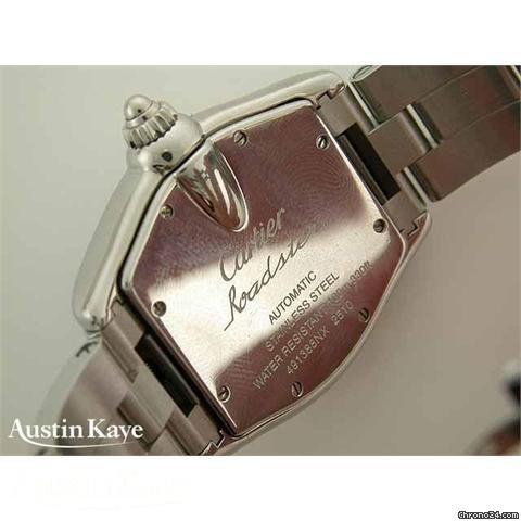 replica Cartier Roadster steel automatic on bracelet WATCHES 1 