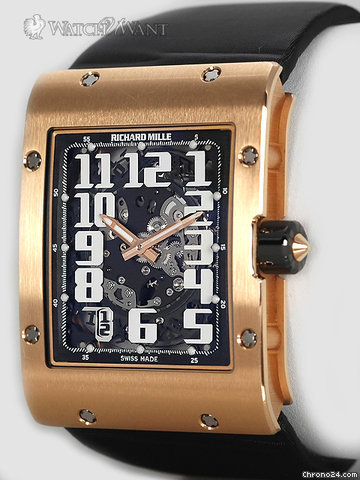 replica Richard Mille RM 016 Extra Flat - 18K Rose Gold Case - RM016 AH RG WATCHES 1 