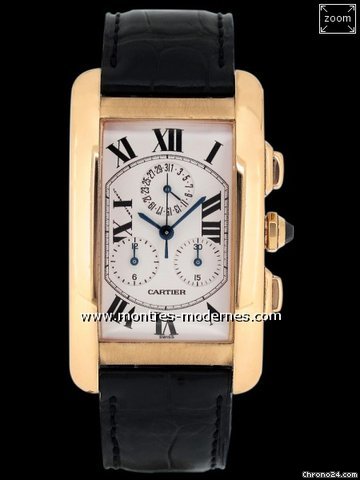 Cartier Tank Am&eacute;ricaine Chronoreflex