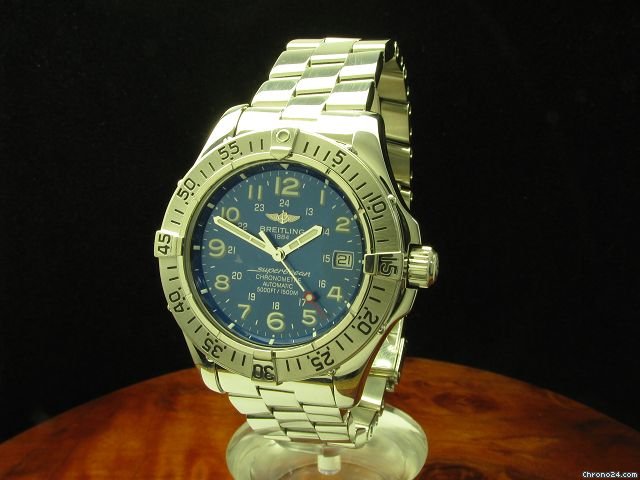 Breitling Superocean Chronometer Automatic Edelstahl Herrenuhr / Ref. A17360