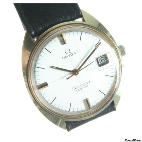Omega Seamaster Cosmic Handaufzug vergoldet