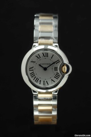 Cartier Ballon Bleu Stahl/Gold Neu & Versiegelt