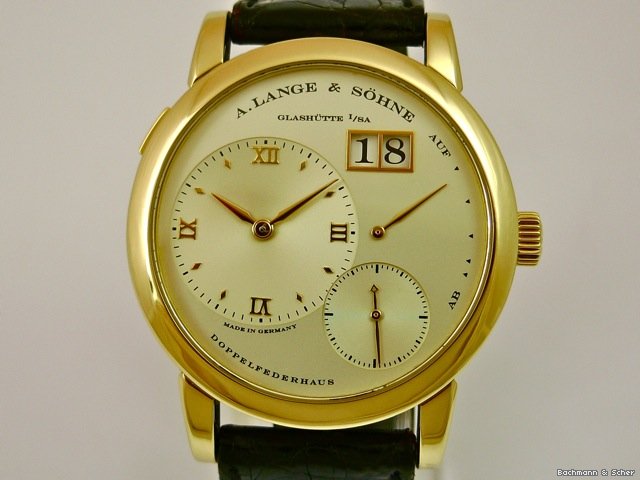 replica A. Lange & Sohne Lange 1, 18k Yellow Gold WATCHES 1 