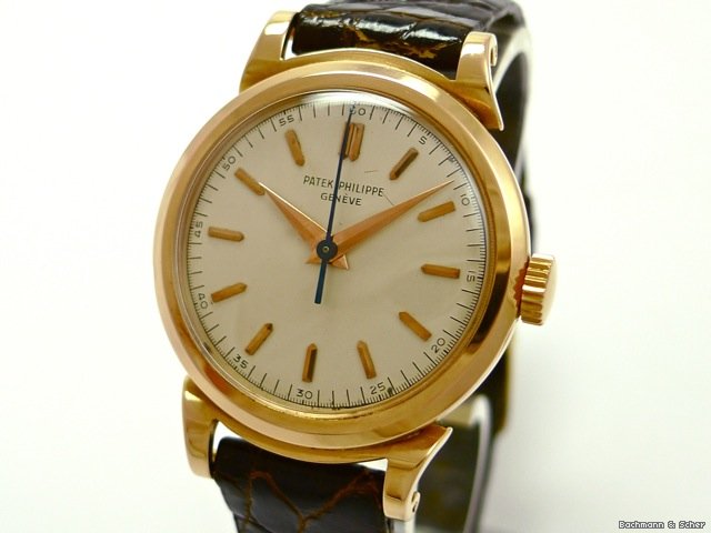 Patek Philippe Vintage Calatrava Center Second, Ref. 1491, 18k Rose Gold