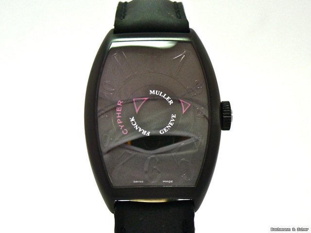 replica Franck Muller CYPHER, DLC-Coating, Ref. 5850DM NR, Limited 5 Pieces WATCHES 1 