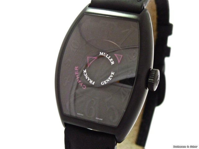 Franck Muller CYPHER, DLC-Coating, Ref. 5850DM NR, Limited 5 Pieces
