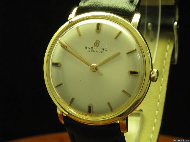 replica Breitling Geneve 18kt 750 Gold Automatic Herrenuhr WATCHES 1 