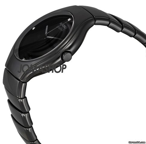 replica Rado True Jubile Black Diamond Dial Ceramic Mens Watch R27653742 WATCHES 1 