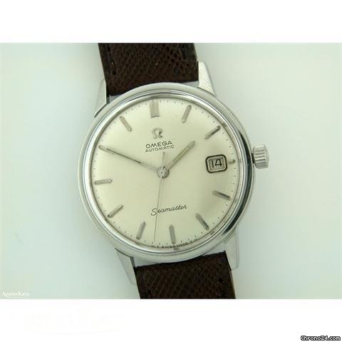 Omega Seamaster steel automatic on strap