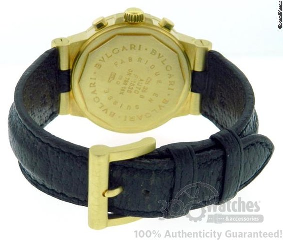 replica Bulgari Men's   Diagono CH35G Automatic Chronograph Date 18K Gold Watch WATCHES 1 