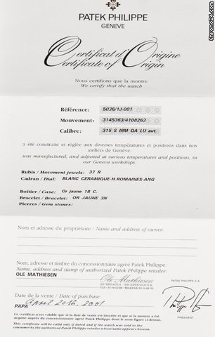 replica Patek Philippe Mondphase Gold 2001 Papiere + Box WATCHES 1 
