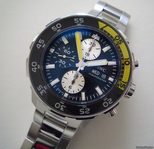 IWC Aquatimer Chronograph mit Stahlband