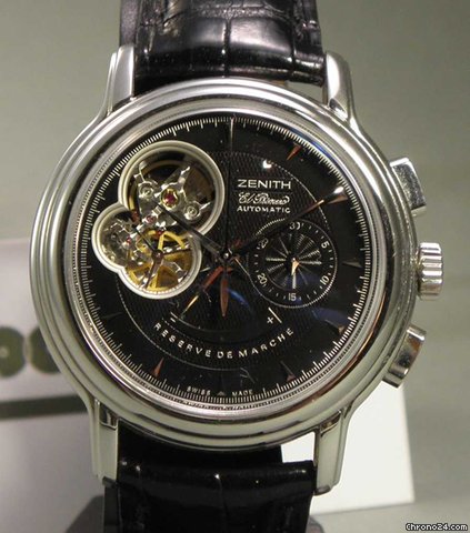 Zenith El Primero Open Medium Stahl B&P
