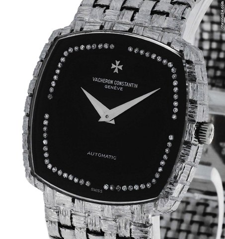 Vacheron Constantin Automatik 750/Wei gold mit Diamantzifferblatt an 750/Wei goldband