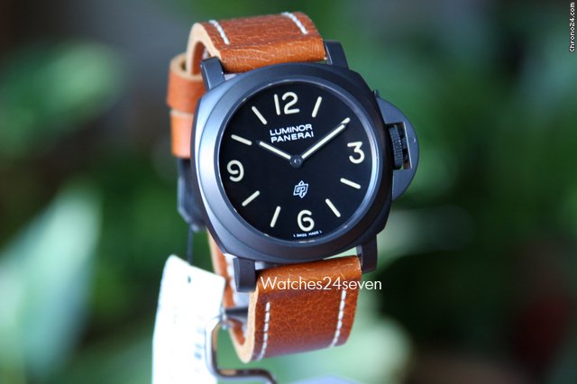 replica Panerai PAM 360 Luminor Base Model Logo Dial PVD Case Paneristi Special Edition WATCHES 1 