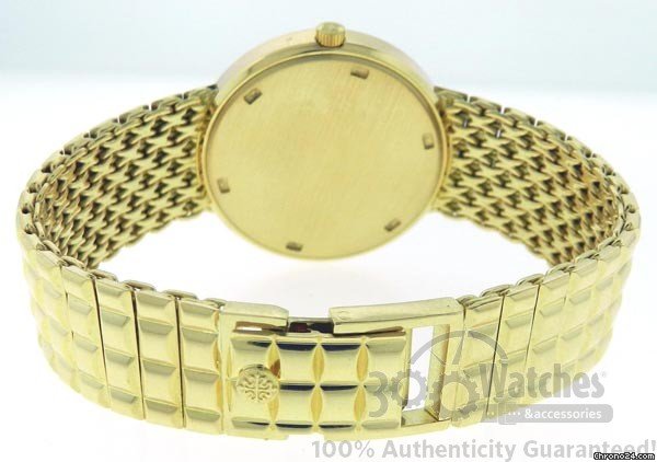 replica Patek Philippe Men��s  Calatrava 18K Yellow Gold Quartz Date Watch WATCHES 1 