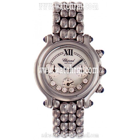 Chopard Happy Sport Chronograph Steel Ladies Watch 278324-23
