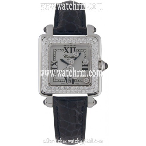 Chopard Happy Sport Diamond Steel Black Ladies Watch 27/8361-23
