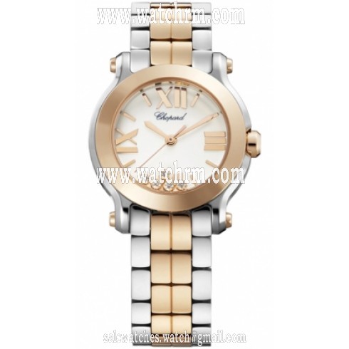 Chopard Happy Sport Two-tone Gold/Steel Mini Ladies Watch 278509-6003