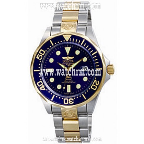Invicta Pro Diver Grand Diver Automatic Two-Tone Blue Men's Watch 3049
