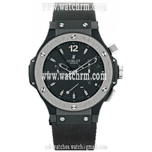 Hublot Ice Bang Black Dial Chronograph Men's Watch 309.CK.1140.RX
