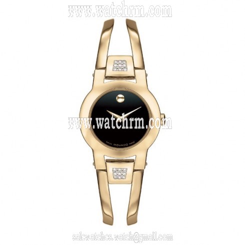 Movado Amorosa Gold-Tone Ladies Watch 0604984