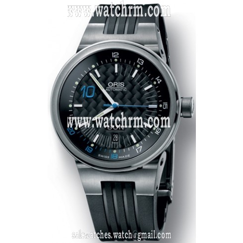 Oris Nico Rosberg Black Dial Black Rubber Men's Watch 63575867184SET
