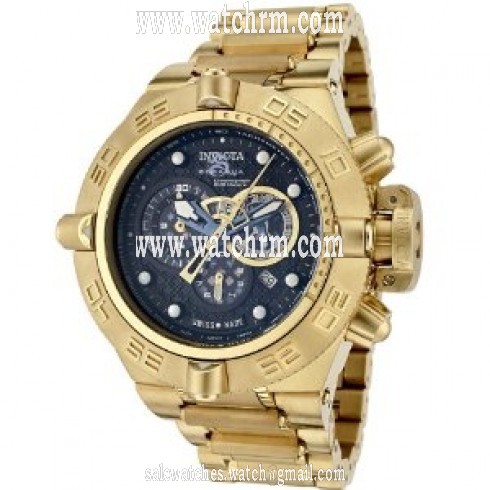 Invicta Subaqua Noma IV Chronograph 18K Gold-plated Men's Watch 6554