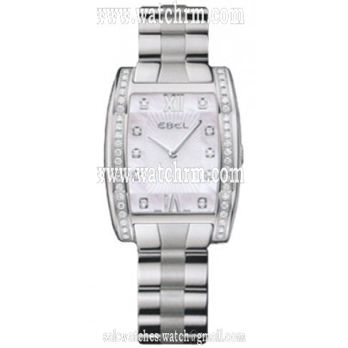 Ebel Tarawa Mother of Pearl Diamond Dial Stainless Steel Ladies Watch 9656J28-991086