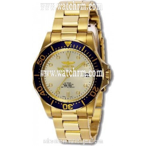 Invicta Pro Diver Automatic Champagne Dial Gold-plated Men's Watch 9743
