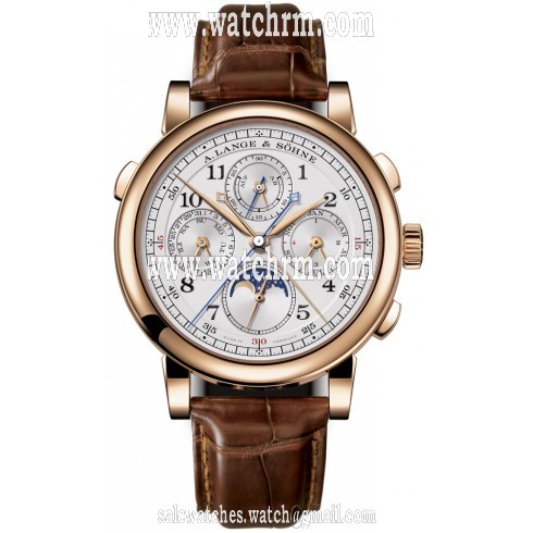 A. Lange and Sohne 1815 Rattrapante 18K Rose Gold Chronograph Men's Watch 421.032