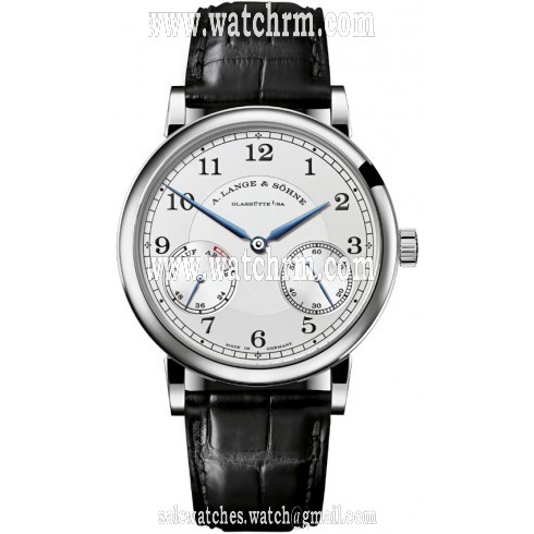 A. Lange and Sohne 1815 Up Down Silver Dial 18K White Gold Men's Watch 234.026