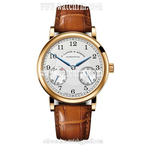 A. Lange and Sohne 1815 Up Down Silver Dial 18K Yellow Gold Ladies Watch 234.021