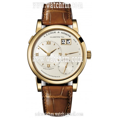 A Lange and Sohne Lange 1 Champagne Dial 18kt Yellow Gold Men's Watch 101.021