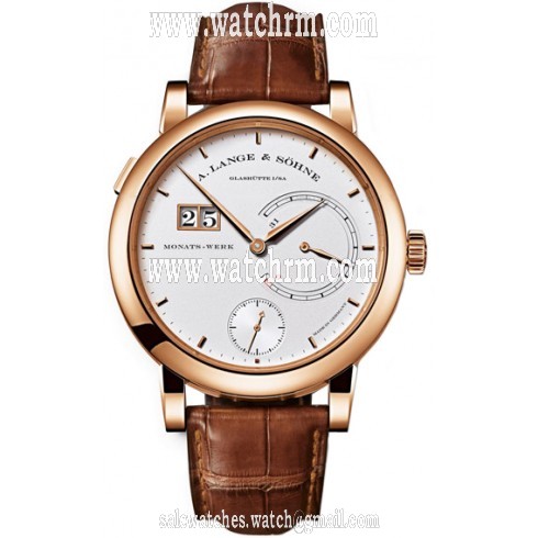 A Lange and Sohne Lange 31 Silver Dial 18K Rose Gold Men's Watch 130.032