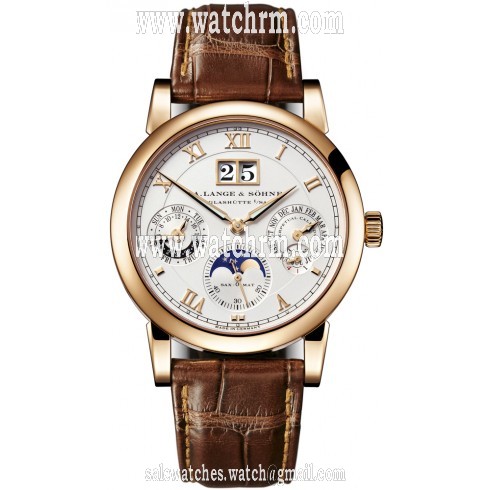 A. Lange and Sohne Langematik Perpetual 18K Rose Gold Automatic Men's Watch 310.032