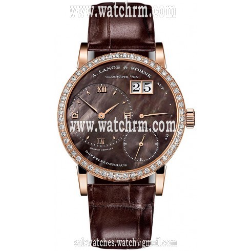 A. Lange and Sohne Little Lange 1 Soiree 18K Rose Gold Diamond Ladies Watch 813.043