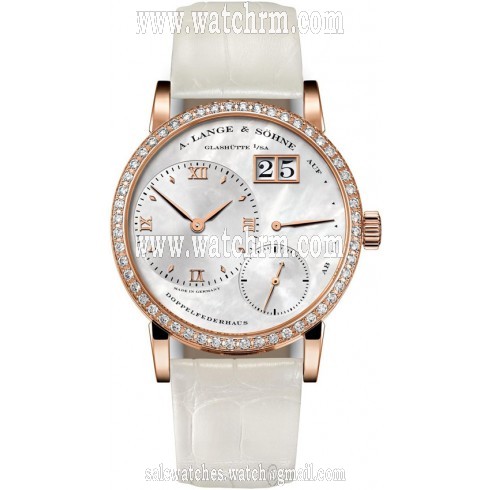 A. Lange and Sohne Little Lange 1 Soiree 18K Rose Gold Diamond Ladies Watch 813.047