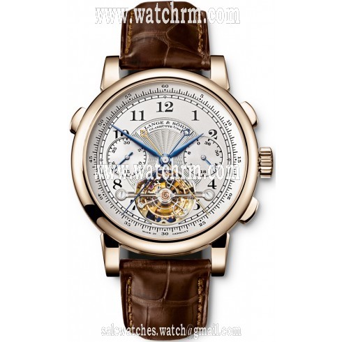 A. Lange and Sohne Tourbograph Pour le Merite Silver Dial Ladies Watch 712.050