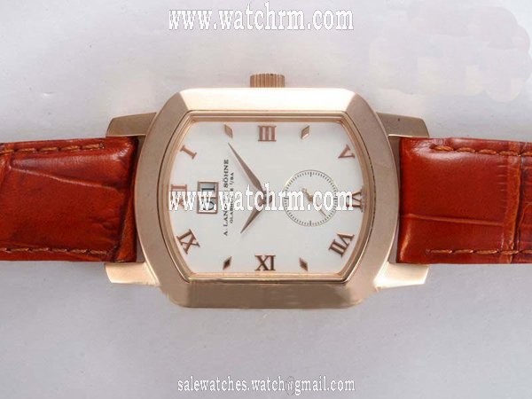A.Lange Sohne Grand Arkade 103.021 Rectangle Manual Winding White Dial Watch