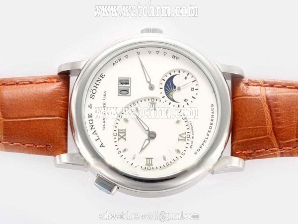 A.Lange Sohne Lange 1 Moonphase 109.025 Mens Manual Winding 38.5mm Watch